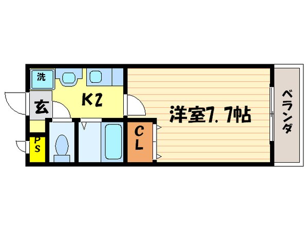 桂川ショウエイマンションの物件間取画像